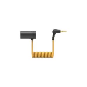 Deity V-Link - 48V to 3V 12" Coiled TRS Cable =
to XLR Adapter