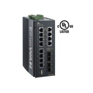 EtherWAN 12-Port 10/100/1000BASE-T + 4 =