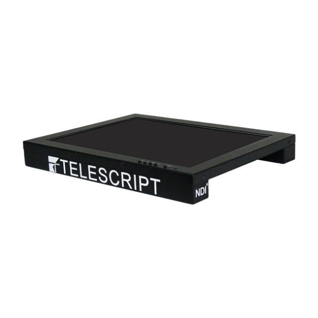 Telescript 19" IP Prompter Monitor With NDI